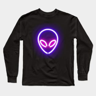 neon alien Long Sleeve T-Shirt